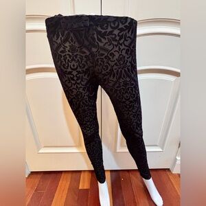 Killstar Black Velvet Julia Butnout  Patterned Leggings